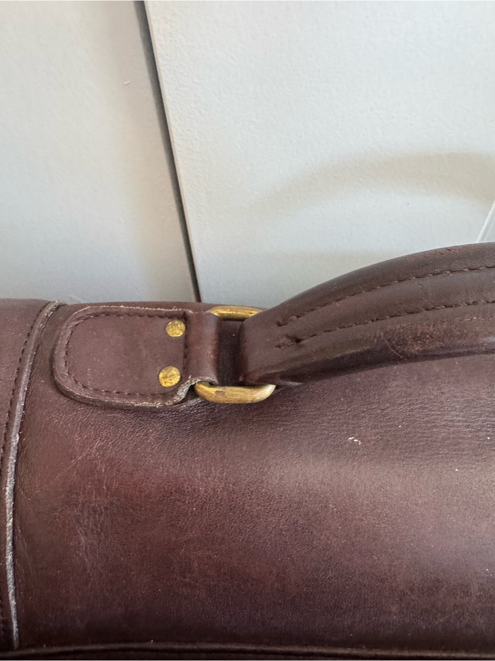 Coach Vintage Essex Legacy Leather Briefcase Messenger Laptop Bag Brown - Picture 8 of 16